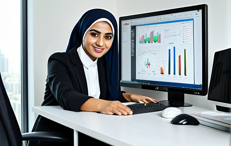 **

"A professional Arab graphic designer, fully clothed in modest, modern attire, working at a clean desk with a computer displaying design software. The background shows a bright, contemporary office space in Dubai. Focus on a welcoming and productive atmosphere, safe for work, appropriate content, perfect anatomy, natural proportions, professional."

**