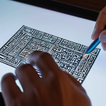 컴퓨터그래픽스운용기능사 자격증 실기 작업형 연습법 - The Artisan's Digital Touch - Mastering Design Tools**

A hyper-realistic, close-up shot of a design...